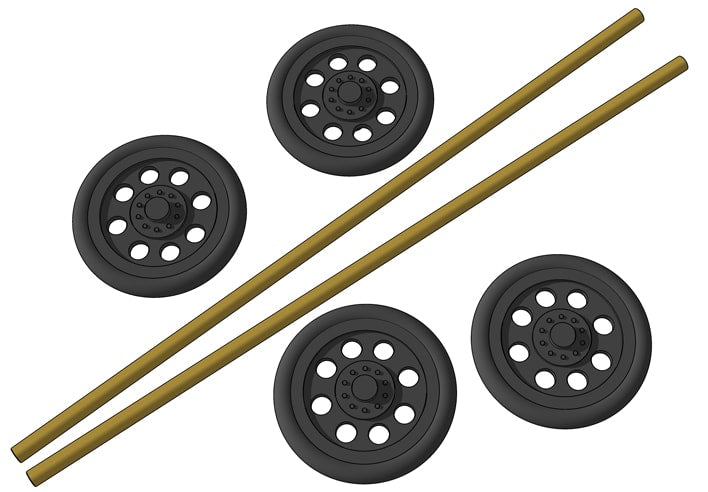 XL2 Front Wheel and Axle Set (10 pair) – Doc Fizzix