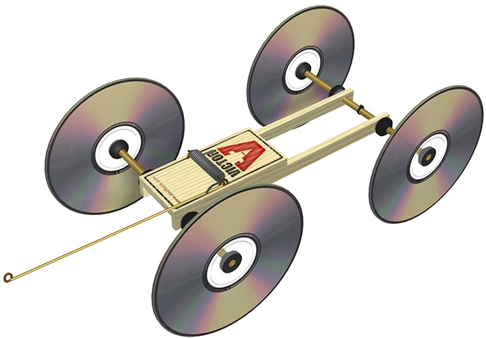 Little Moe: mouse trap car kit